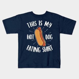 This Is My Hotdog Eating Shirt Kids T-Shirt